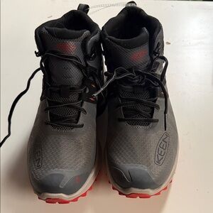 KEEN Men's Black and Gray Athletic Shoes